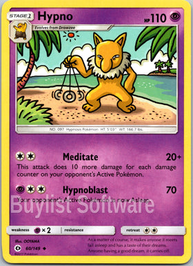 Hypno [60/149] [Sun & Moon Base Set]