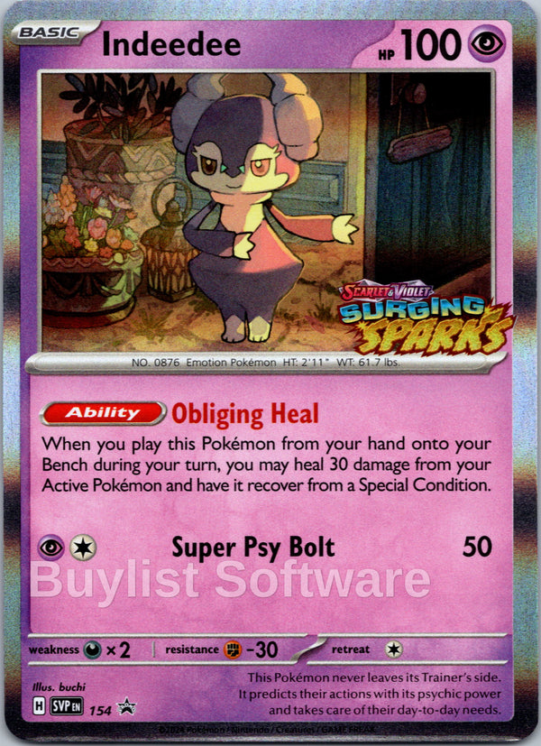 Indeedee [154] [Scarlet & Violet Promo Cards] Holofoil