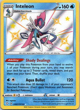 Inteleon [SV027/SV122] [Shining Fates: Shiny Vault] Holofoil