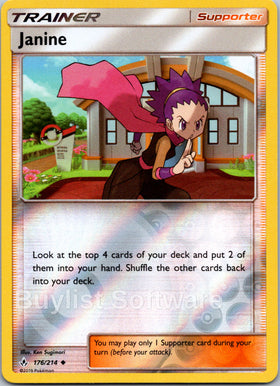 Janine [176/214] [Unbroken Bonds] Reverse Holofoil