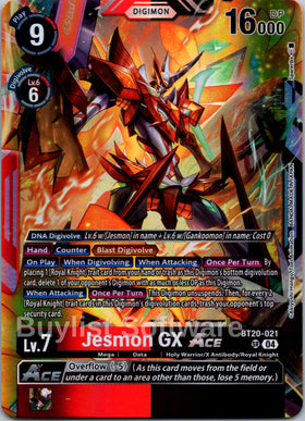 Jesmon GX ACE [BT20-021 SR] [Release Special Booster 2.5] Foil