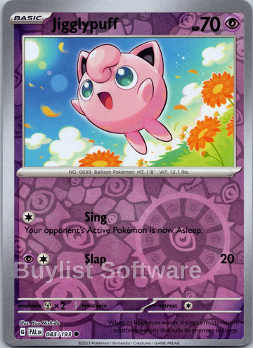 Jigglypuff [083/193] [Paldea Evolved] Reverse Holofoil