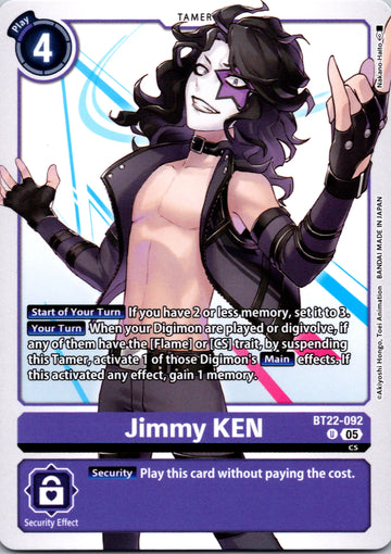 Jimmy KEN [BT22-092 U] [Cyber Eden]
