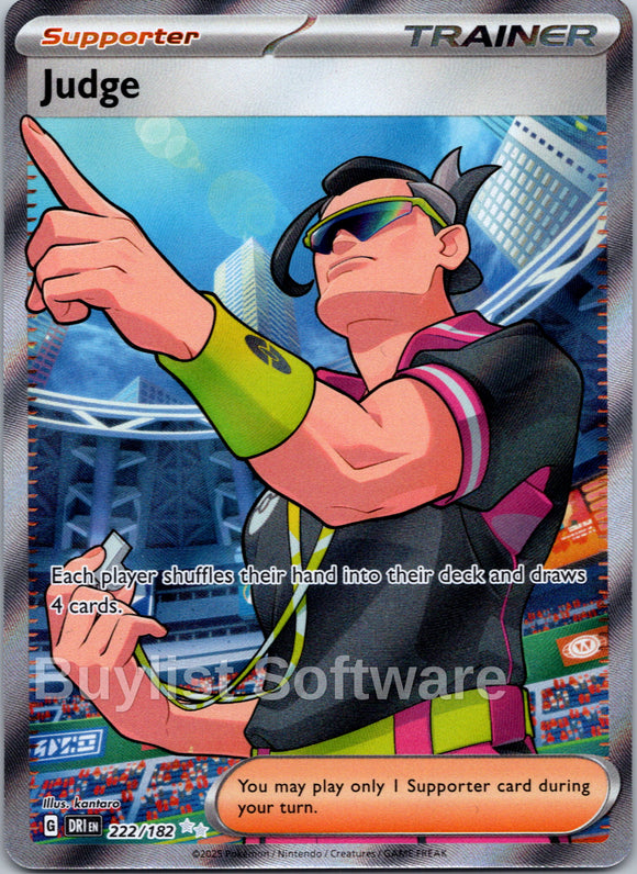 Judge - 222/182 [222/182] [Destined Rivals] Holofoil