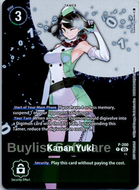 Kanan Yuki (Digimon Story: Time Stranger Promo Pack) [P-200] [Digimon Promotion Cards] Foil