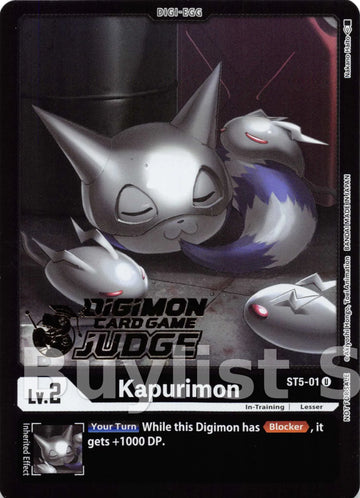 Kapurimon (Judge Pack 2) [ST5-01] [Starter Deck 05: Machine Black] Foil
