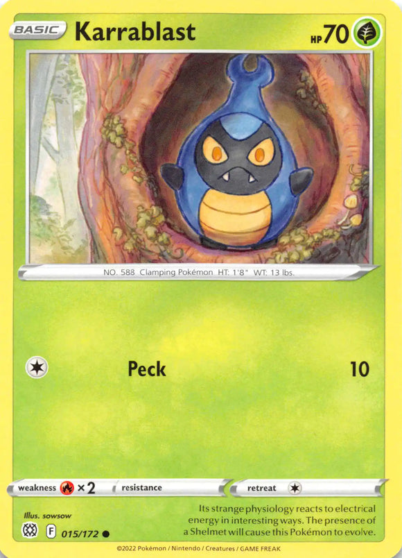 Karrablast [015/172] [Brilliant Stars] Reverse Holofoil