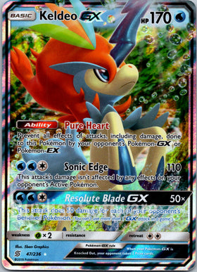 Keldeo GX [47/236] [Unified Minds] Holofoil