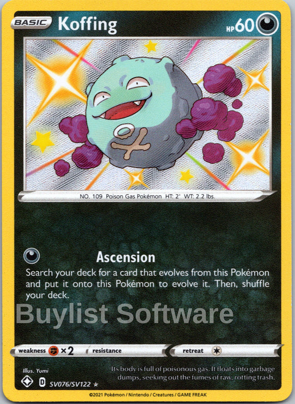 Koffing [SV076/SV122] [Shining Fates: Shiny Vault] Holofoil