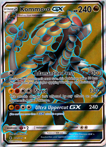 Kommo-o GX (Full Art) [141/145] [Guardians Rising] Holofoil