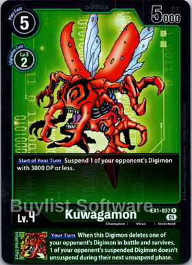Kuwagamon [EX1-037] [Classic Collection] Foil