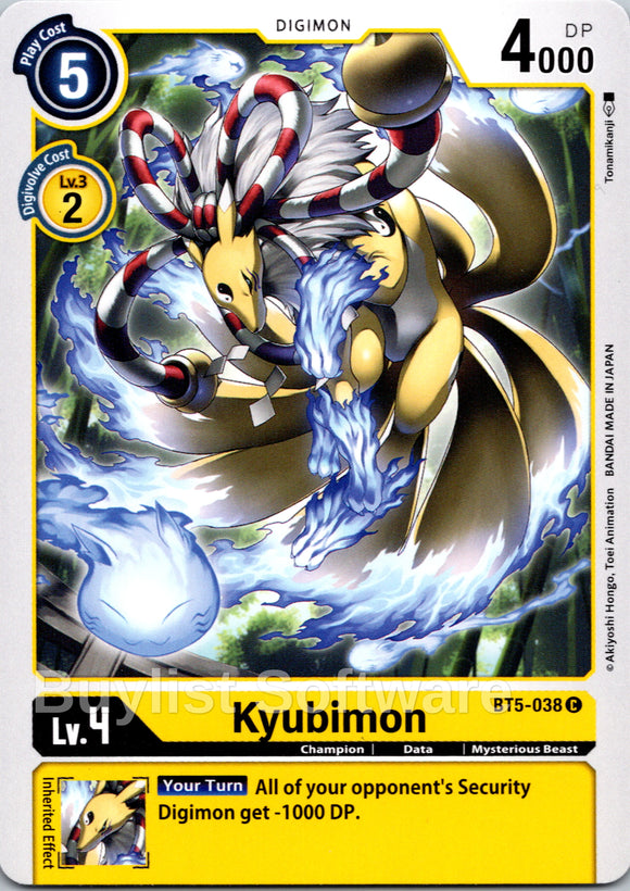 Kyubimon [BT5-038] [Battle of Omni] Normal