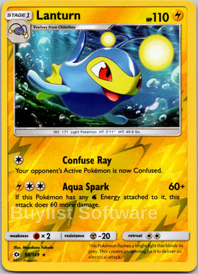 Lanturn [50/149] [Sun & Moon Base Set] Reverse Holofoil