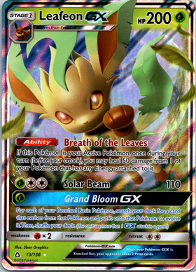 Leafeon GX [13/156] [Ultra Prism] Holofoil
