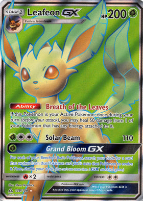 Leafeon GX (Full Art) [139/156] [Ultra Prism] Holofoil