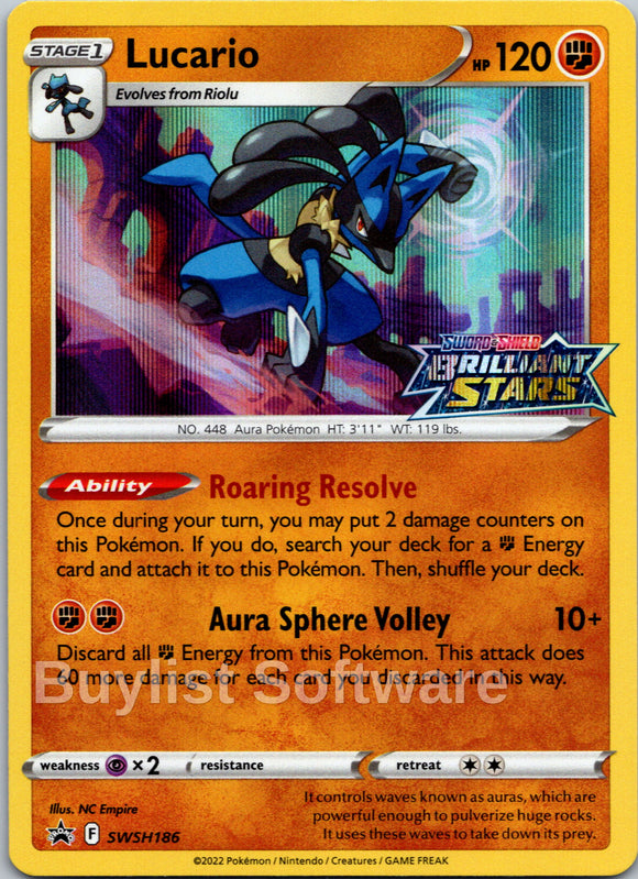 Lucario [SWSH186] [Sword & Shield Promo Cards] Holofoil
