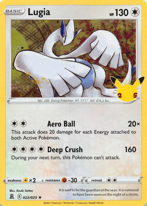 Lugia [022/025] [Celebrations] Holofoil