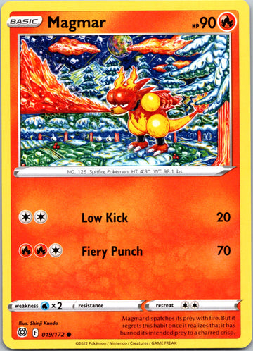 Magmar [019/172] [Brilliant Stars] Reverse Holofoil