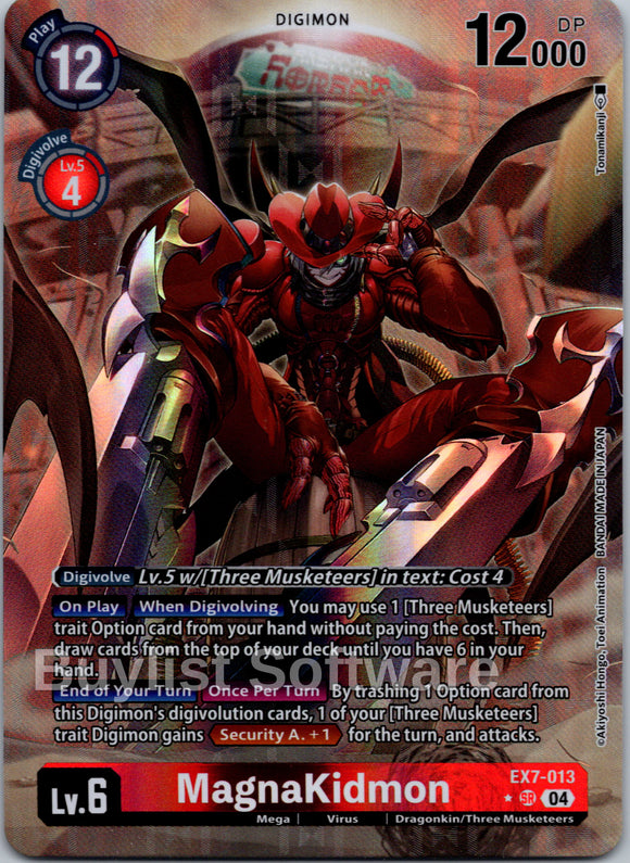 MagnaKidmon (Alternate Art) [EX7-013-SR] [Digimon LIBERATOR] Foil