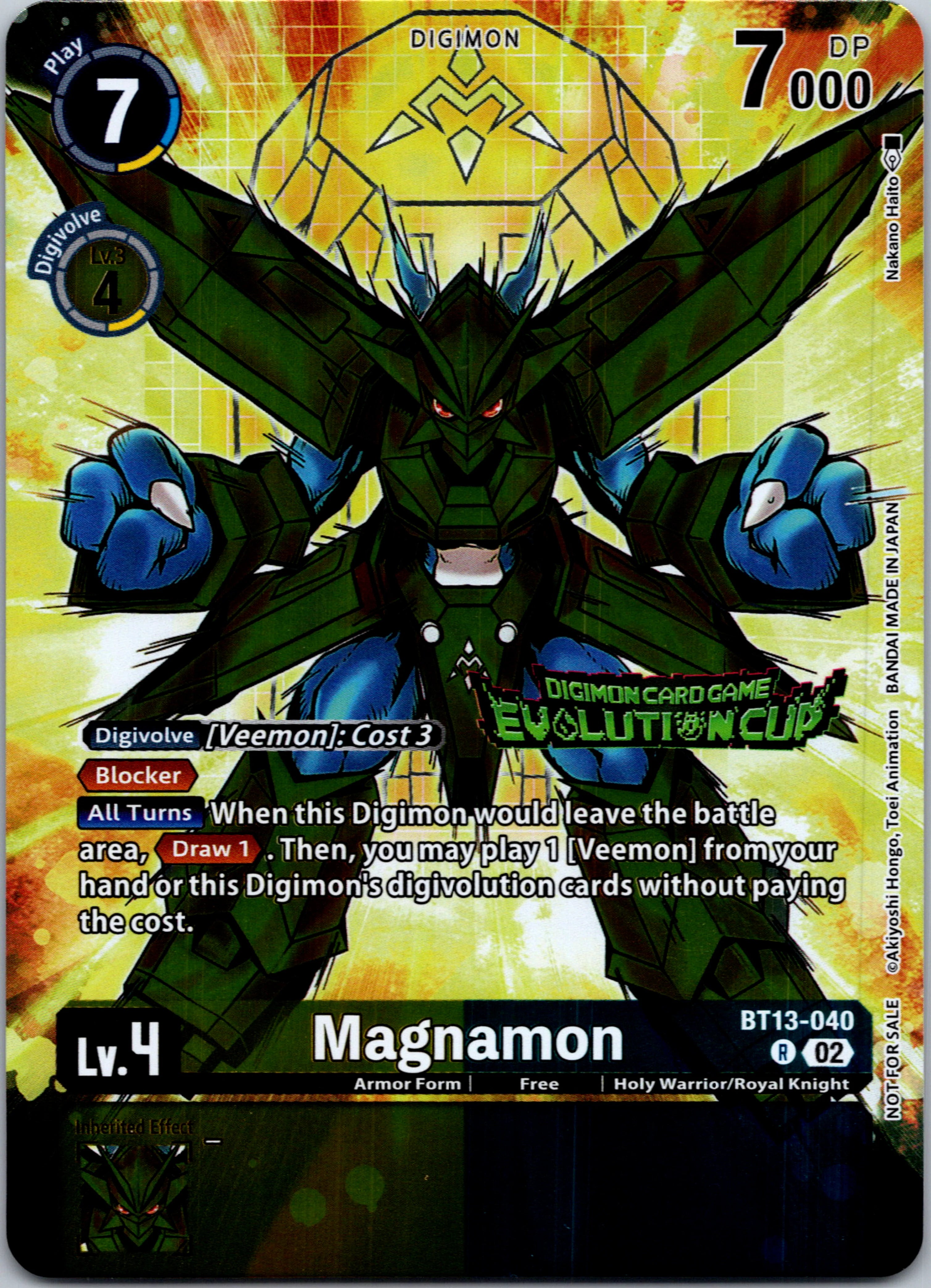 Magnamon - BT13-040 (2024 Evolution Cup) [BT13-040-R] [Versus Royal Knights] Foil