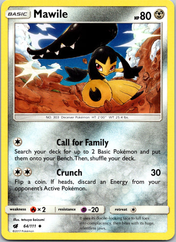 Mawile [64/111] [Crimson Invasion] Reverse Holofoil