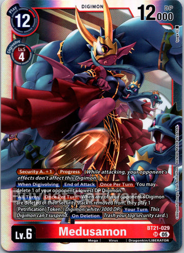 Medusamon [BT21-029 SR] [World Convergence] Foil