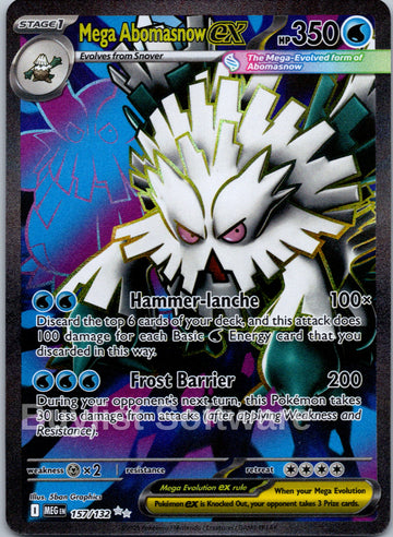 Mega Abomasnow ex [157/132] [Mega Evolution] Holofoil