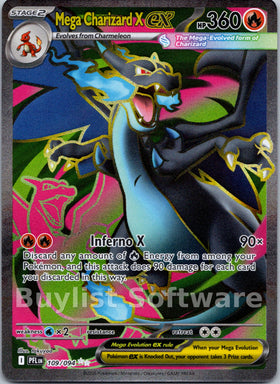 Mega Charizard X ex [109/094] [Phantasmal Flames] Holofoil