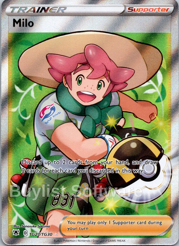 Milo [TG27/TG30] [Astral Radiance Trainer Gallery] Holofoil