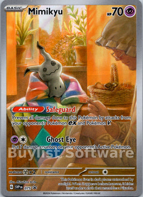 Mimikyu [075] - (SV Scarlet & Violet Promo Cards) Holofoil