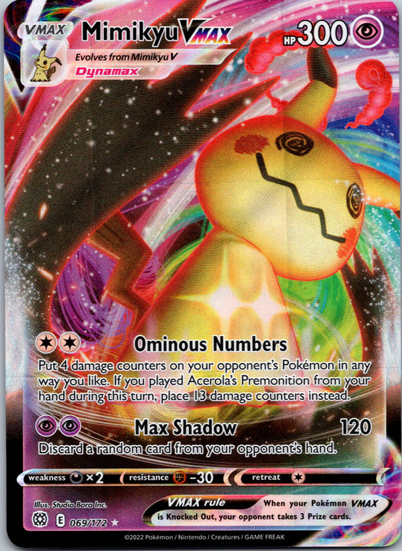 Mimikyu VMAX [069/172] [Brilliant Stars] Holofoil