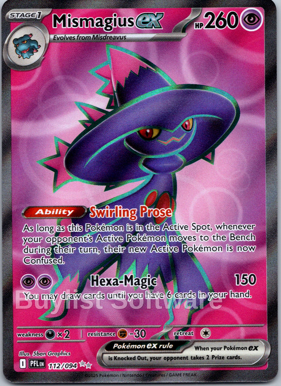 Mismagius ex [112/094] [Phantasmal Flames] Holofoil