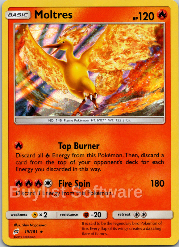 Moltres (019/181) [Sun & Moon: Team Up]