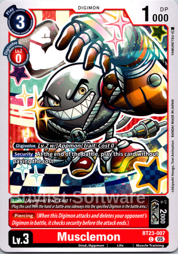 Musclemon [BT23-007 C] [Hackers' Slumber]