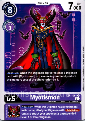 Myotismon [EX1-061] [Classic Collection] Normal