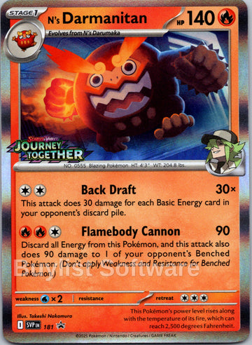 N's Darmanitan [181] [Scarlet & Violet Promo Cards] Holofoil