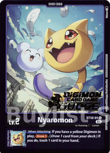 Nyaromon (Judge Pack 2) [ST10-01] [Starter Deck 10: Parallel World Tactician] Foil