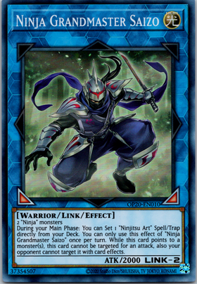 Ninja Grandmaster Saizo [OP20-EN010] Super Rare