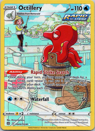 Octillery [TG03/TG30] [Brilliant Stars Trainer Gallery] Holofoil