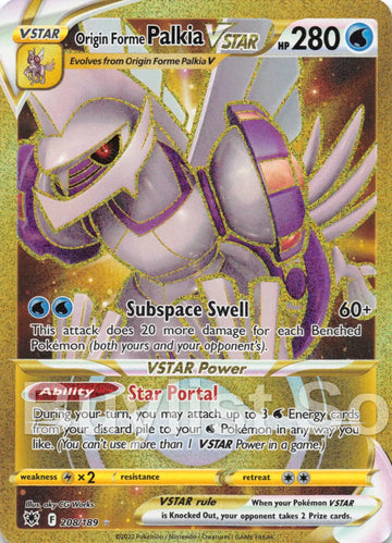 Origin Forme Palkia VSTAR [208/189] [Astral Radiance] Holofoil