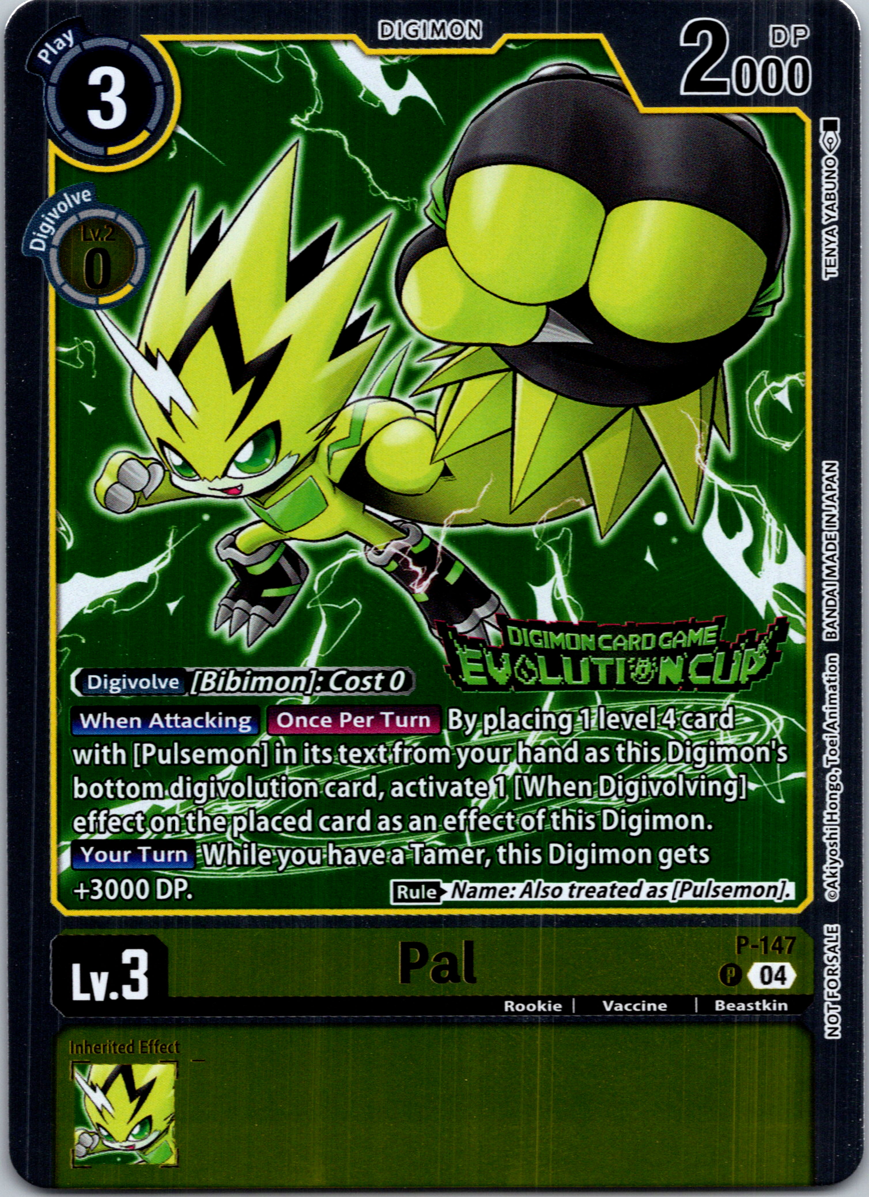 Pal - P-147 (2024 Evolution Cup) [P-147-P] [Digimon Promotion Cards] Foil