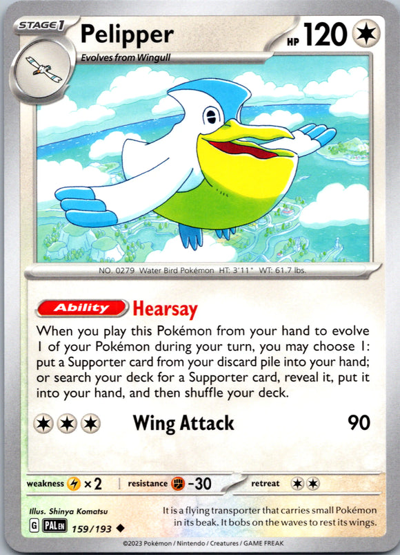 Pelipper [159/193] [Paldea Evolved]