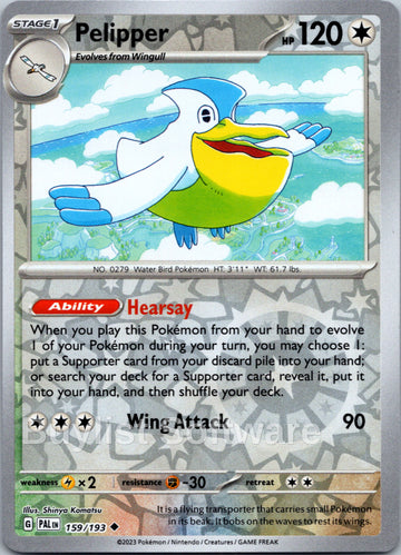 Pelipper [159/193] [Paldea Evolved] Reverse Holofoil