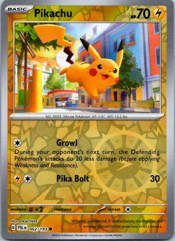 Pikachu [062/193] [Paldea Evolved] Reverse Holofoil