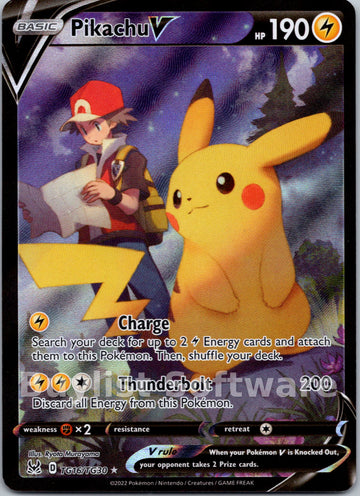Pikachu V (TG16/TG30) [Sword & Shield: Lost Origin]