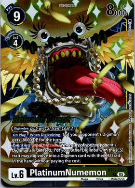 PlatinumNumemon [BT22-065 R] [Cyber Eden Release Event Cards] Foil