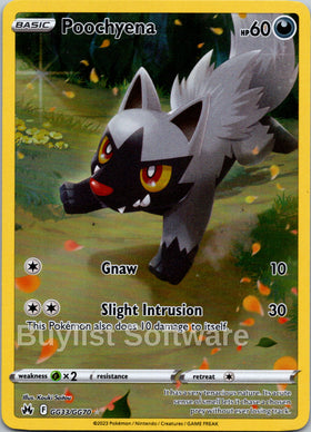 Poochyena (GG33/GG70) [Sword & Shield: Crown Zenith]