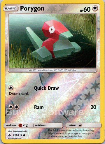 Porygon [155/214] [Unbroken Bonds] Reverse Holofoil
