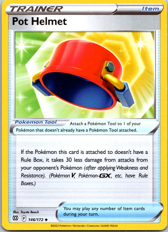 Pot Helmet [146/172] [Brilliant Stars] Reverse Holofoil