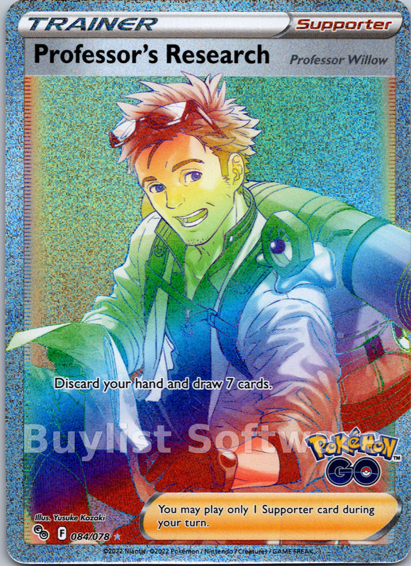 Professor's Research (084/078) [Pokémon  GO]